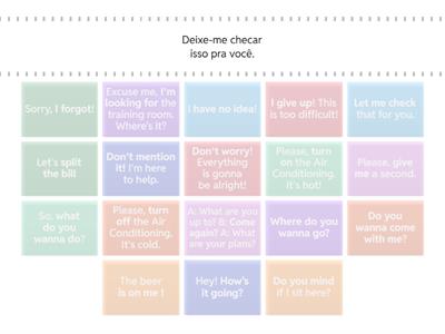 A2 most common phrases in English 