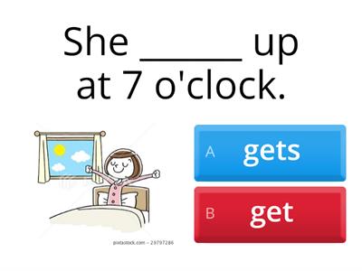 Present Simple (3rd person) 