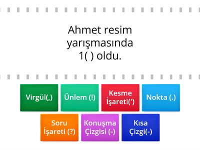 Doğru Noktalama İşaretini Seç!