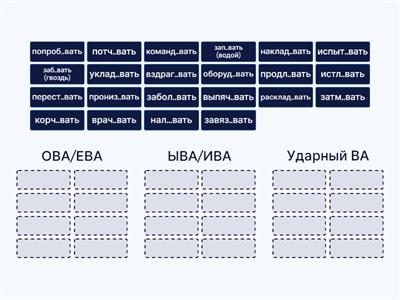 ОВА/ЕВА/ЫВА/ИВА