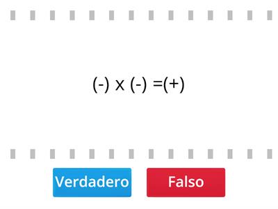 Multiplicación de números enteros 