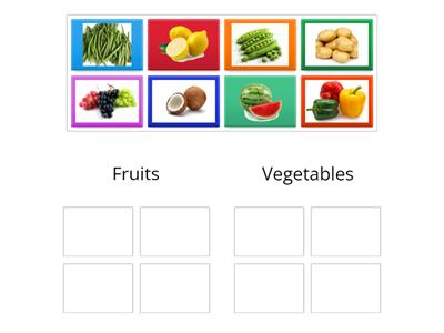 Fruits and vegetables 