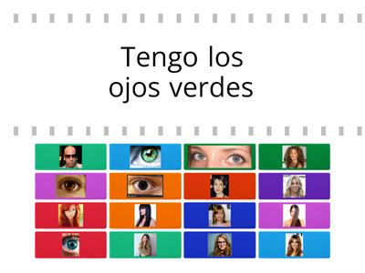 Hair and Eyes (Spanish Beginners) 