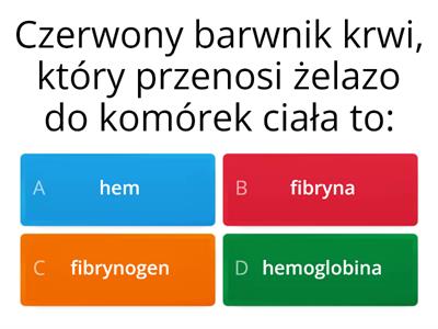 Układ krążenia - powtórzenie wiadomości, kl.7