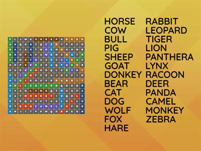 Animals /English (A1-A2)