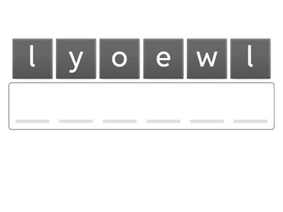Stage 2 List 10 anagram