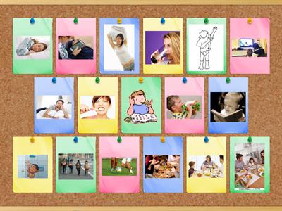 Le azioni della giornata... Come si dice?