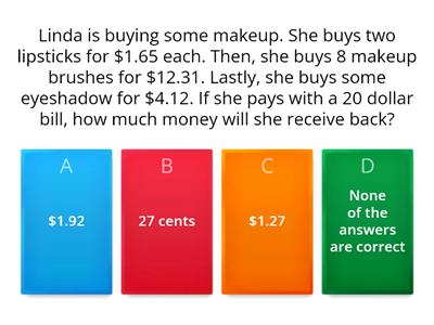 adding and subracting decimals