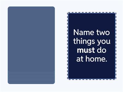 Modals Speaking TEENS 2