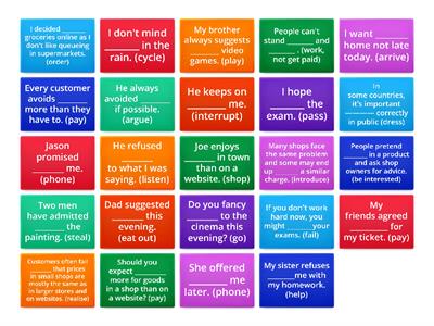 Verbs + Infinitive or Gerund Flip tiles adjusted