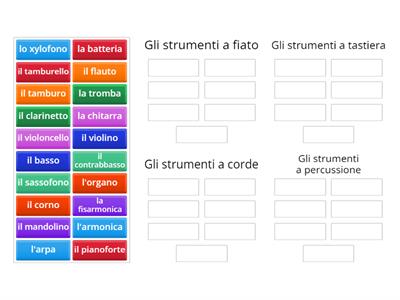 Gli strumenti musicali / Dieci B1 / Lezione 1 