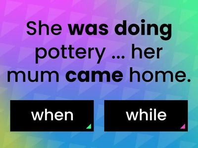 Past Simple_Past Continuous_When/While