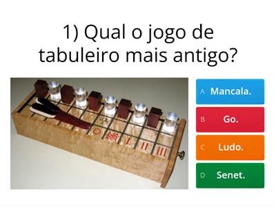  ATIVIDADE  QUIZ  JOGOS DE TABULEIRO