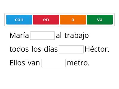 Oraciones con IR and "palabritas"