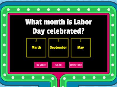 Labor Day Quiz! 