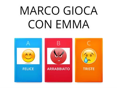 COMPITO DI EDUCAZIONE CIVICA - LE EMOZIONI