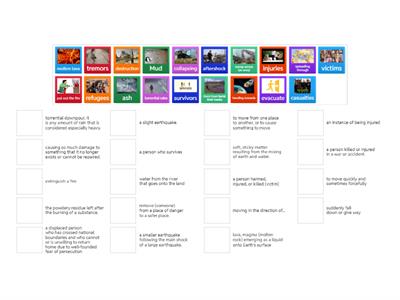 Gateway B2 Unit 8 (2) vocabulary: natural disasters