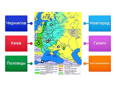 Карта Киевской Руси