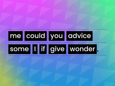 Asking for, giving and reacting to advice (High Note 3, Unit 6)