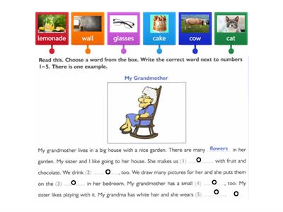 Starters Reading Part 4 G