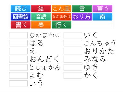 漢字の読み方 ２上　１４・３１ページ