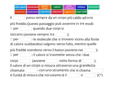 IL CALORE E LA TEMPERATURA.