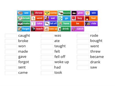 Irregular verbs A1