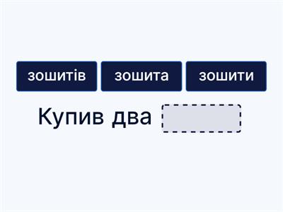 Уживання числівників з іменниками