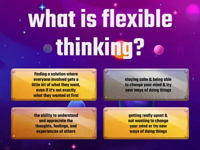 Flexibility and perspective taking