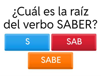 Raiz y Afjio Felxivo o Desinencia