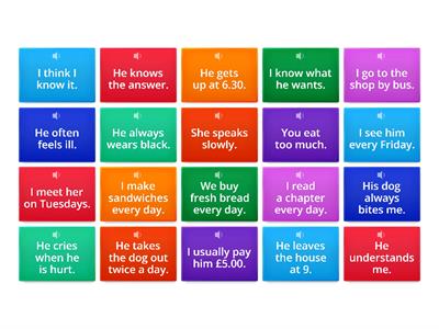 Present Simple - Past Simple