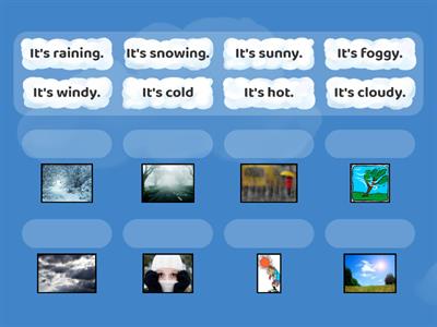 Unit 5C Vocabulary - The weather 