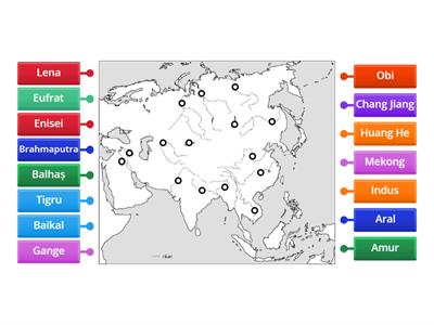  Asia - Hidrografie