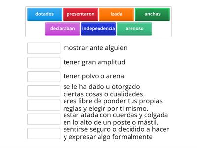 HMH Into Reading - Modulo 3 Semana 2 Vocabulario critico 