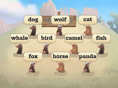 Animals – Listening & Reflex – Advanced