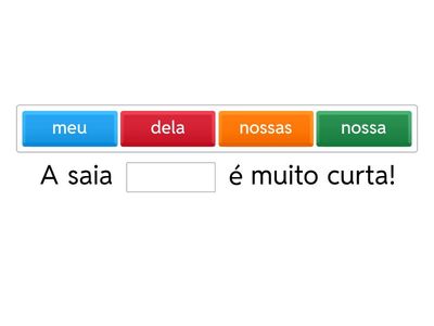 Pronomes possessivos 