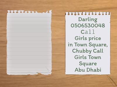 Darling 0506530048 C𝚊𝚕𝚕 Girls price in Town Square, Chubby Call Girls Town Square Abu Dhabi