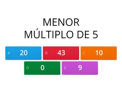 MÚLTIPLOS E DIVISORES