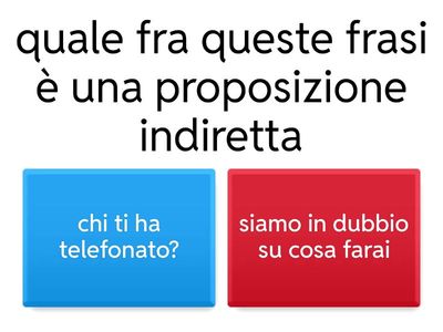 proposizione interrogativa