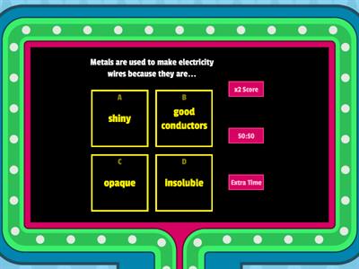 Properties of materials - Year 6 