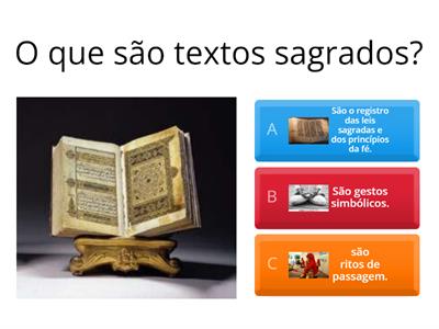 Textos sagrados sextos anos