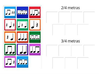 Teisingai sugrupuok į taktus pagal metrus