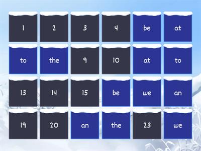 Sight Words 1 Memory Match