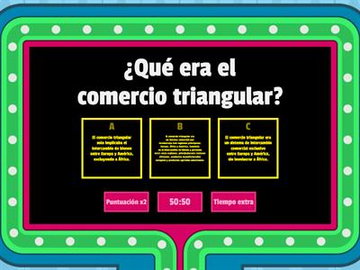 Proyecto steam: ciencias comercio triangular 