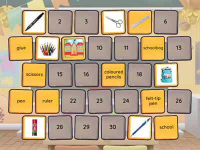 School objects memory