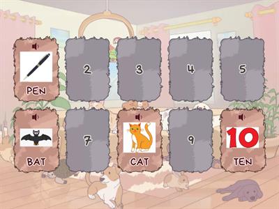 Rhyming words - MEMORY GAME