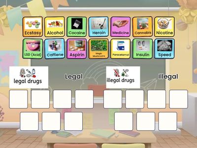 Drugs Sorting - Legal or Illegal? 