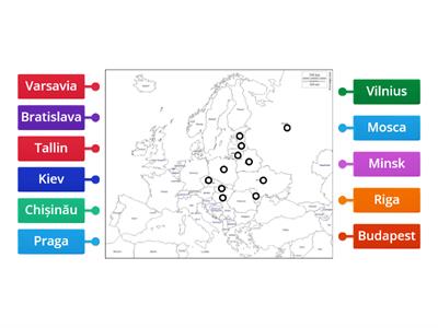 INDOVINA LE CAPITALI - EUROPA CENTRO-ORIENTALE