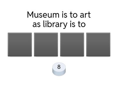 High School Analogies