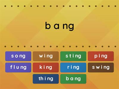 ng word reading- find the match